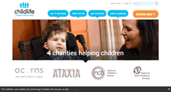 Desktop Screenshot of childlife.org.uk